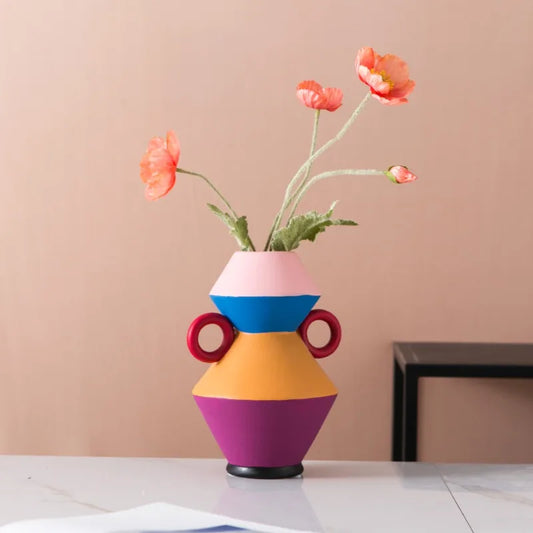 Vibrant Modern Ceramic Vase