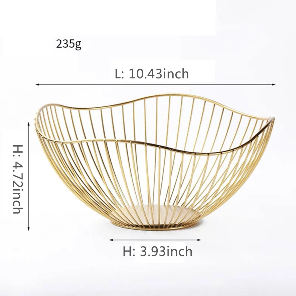 Metal Wire Fruit Bowl