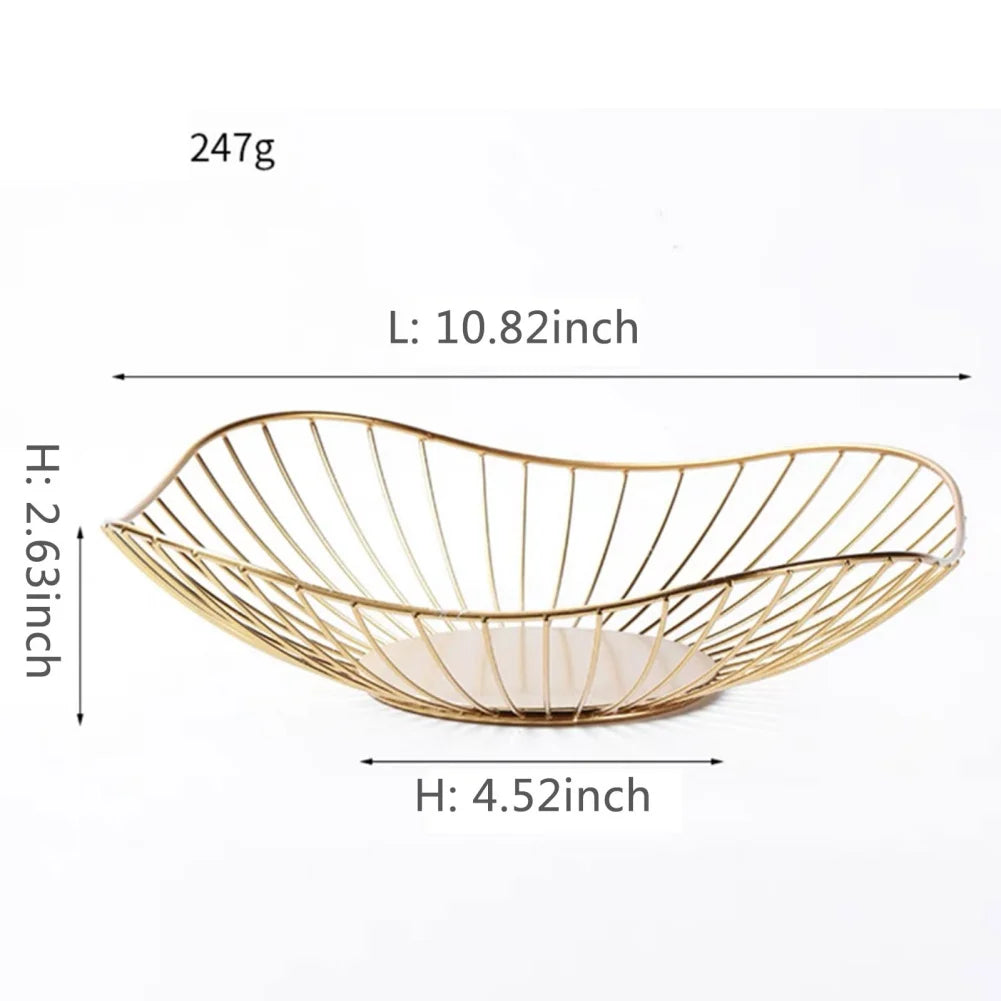 Metal Wire Fruit Bowl