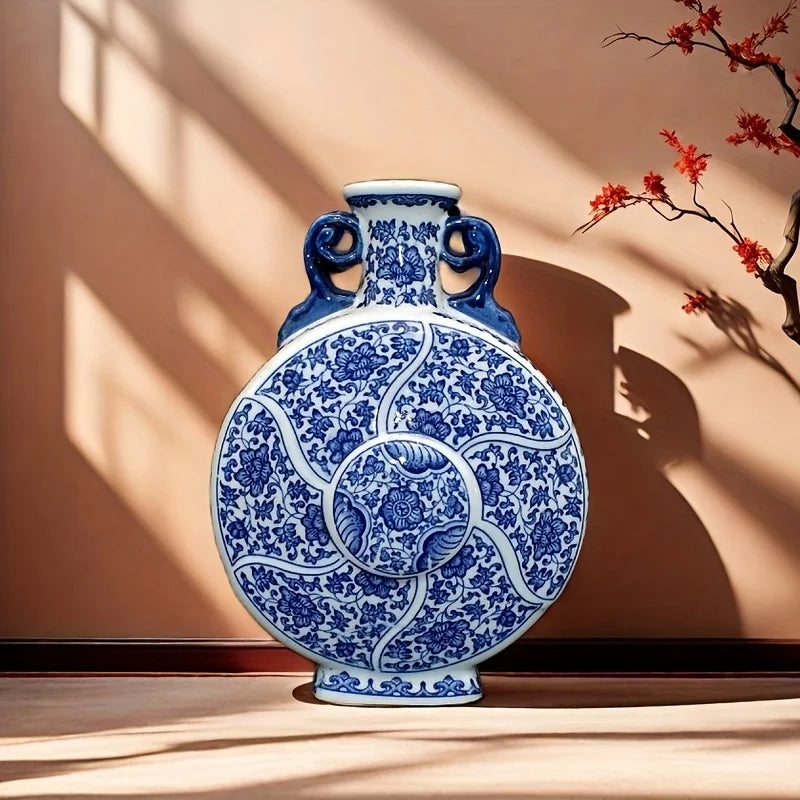 Imperial Bloom Double-Ear Vase