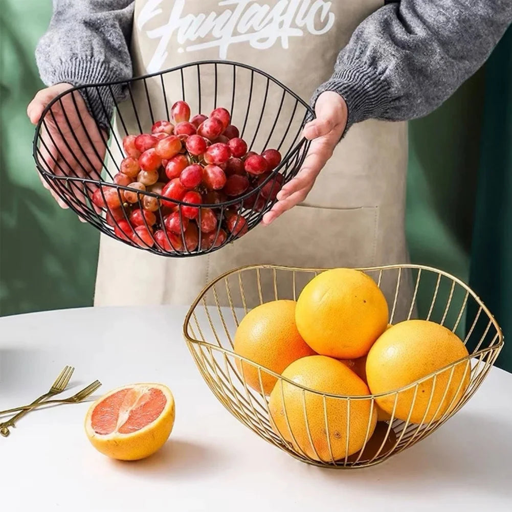 Metal Wire Fruit Bowl