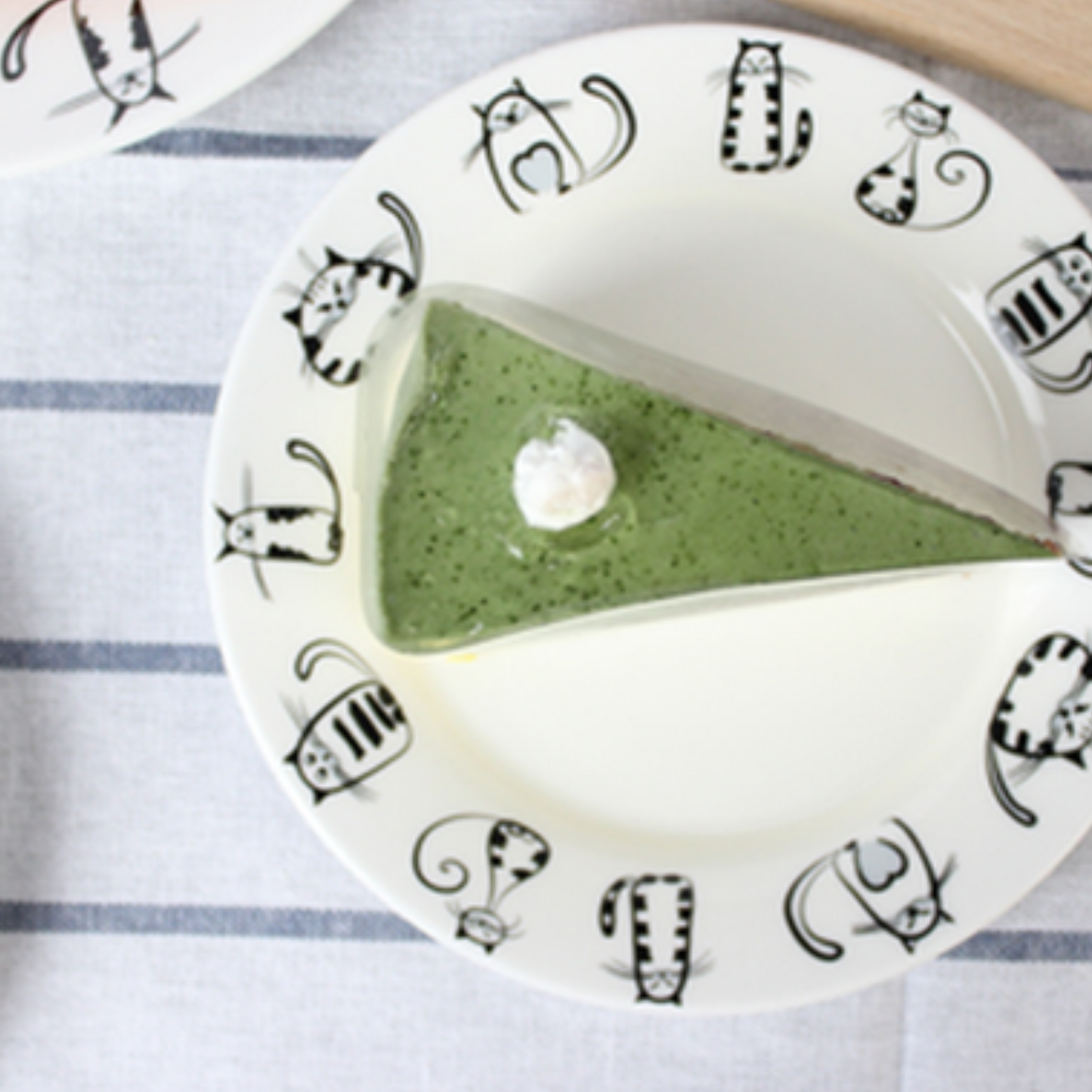 Cute Cat-themed Plate