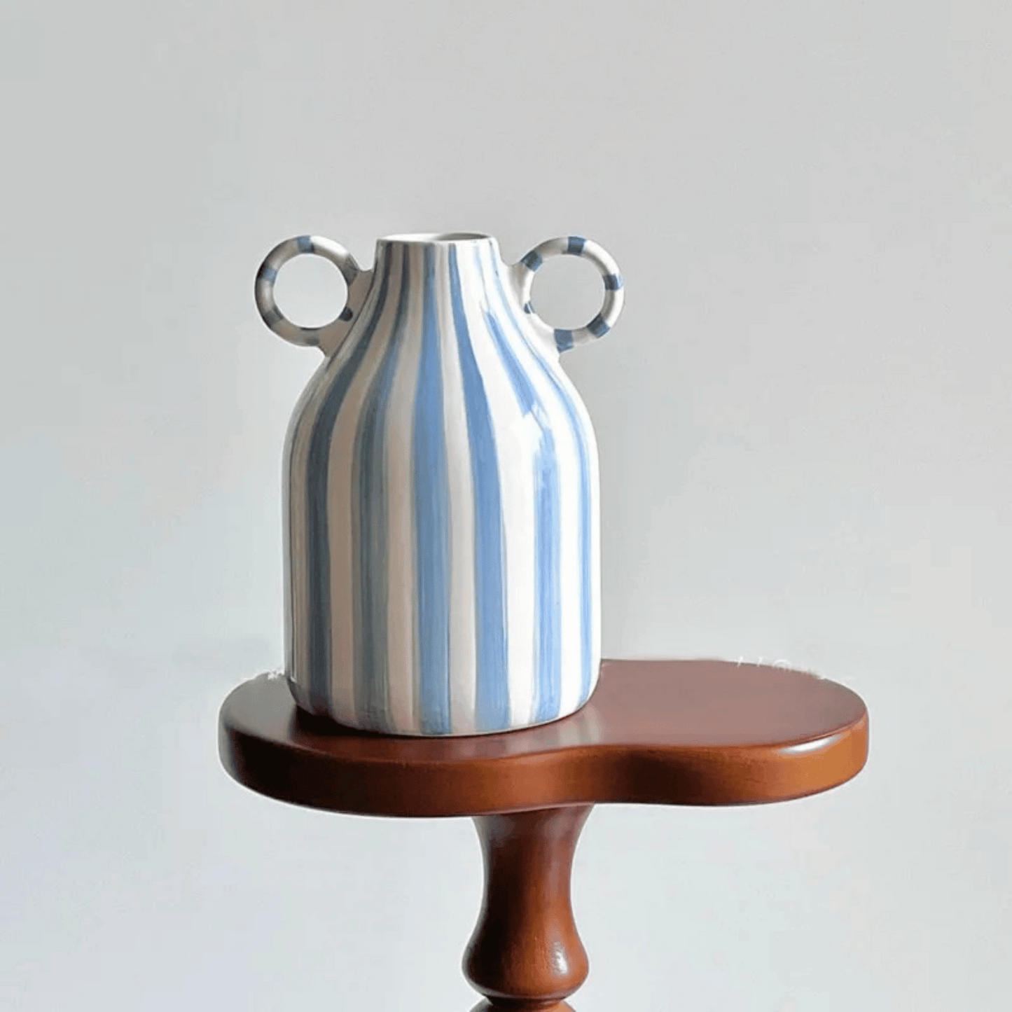 Whimsy Bloom: Artisan Hand-Painted Ceramic Vase
