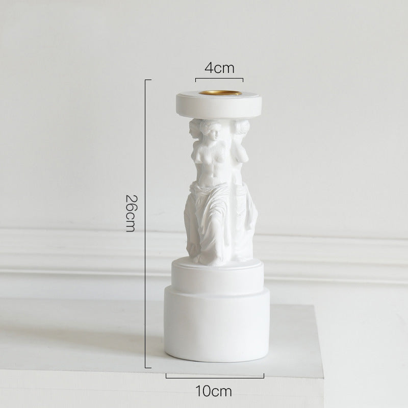 Ancient Greek Column Candle Holder