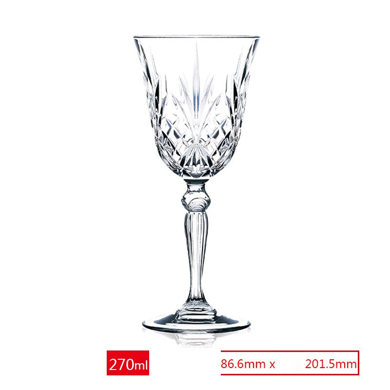 Crystal Carved Elegance Wine Glass
