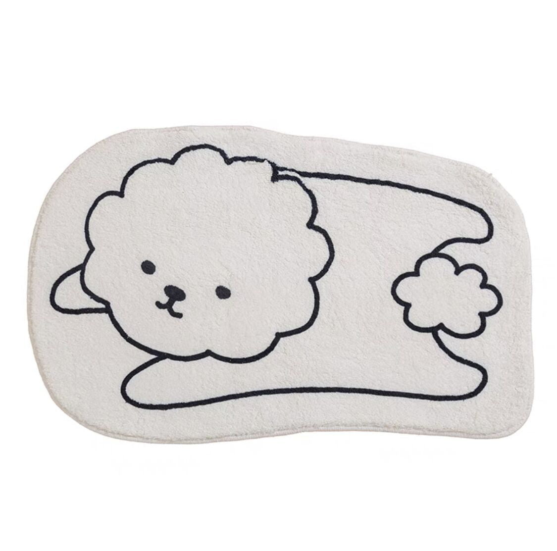 Purrfect Paws: Cute Cat Bathroom Mat