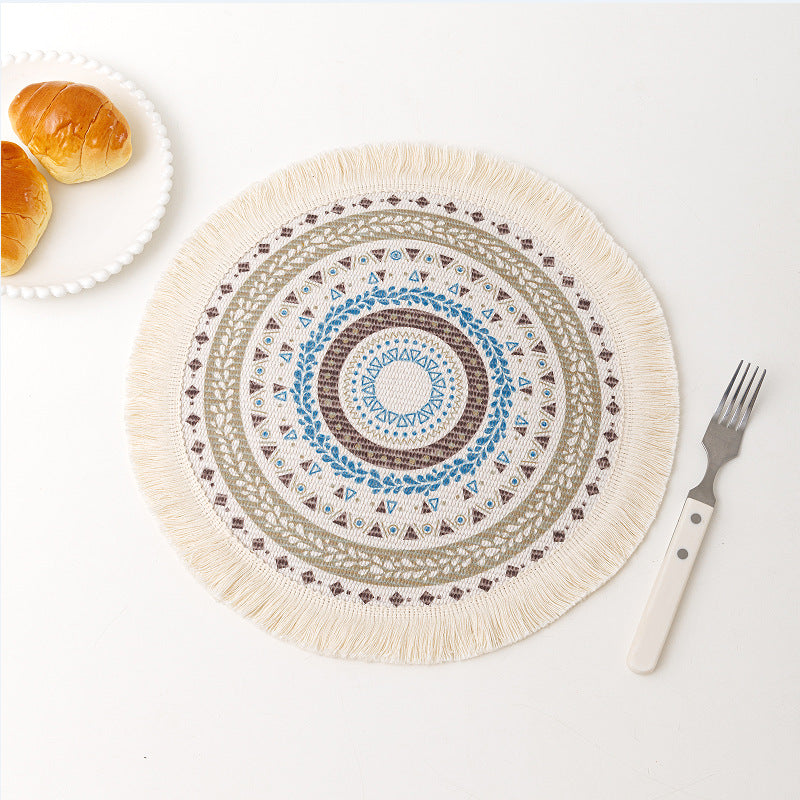 Bohemian Mandala Fabric Placemat