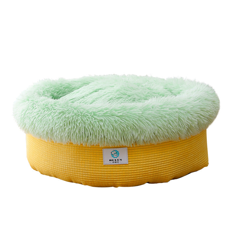 Plush Nest Pet Bed