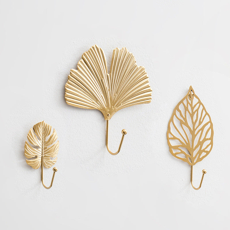 Golden Gleam Retro Wall Hooks