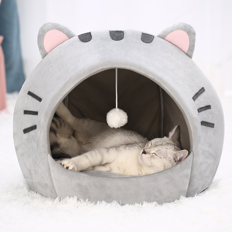 Feline Haven: Cat-Themed Pet Bed