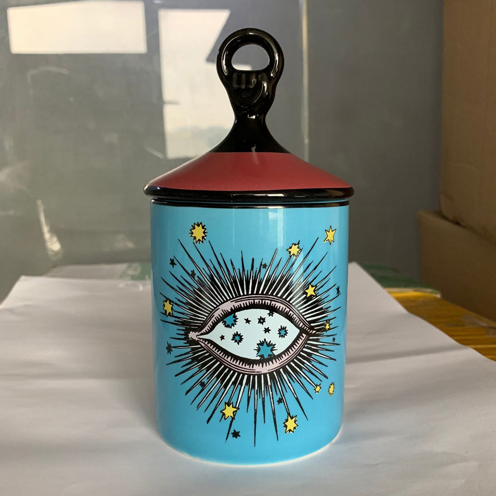 Big Eyes Storage Jar