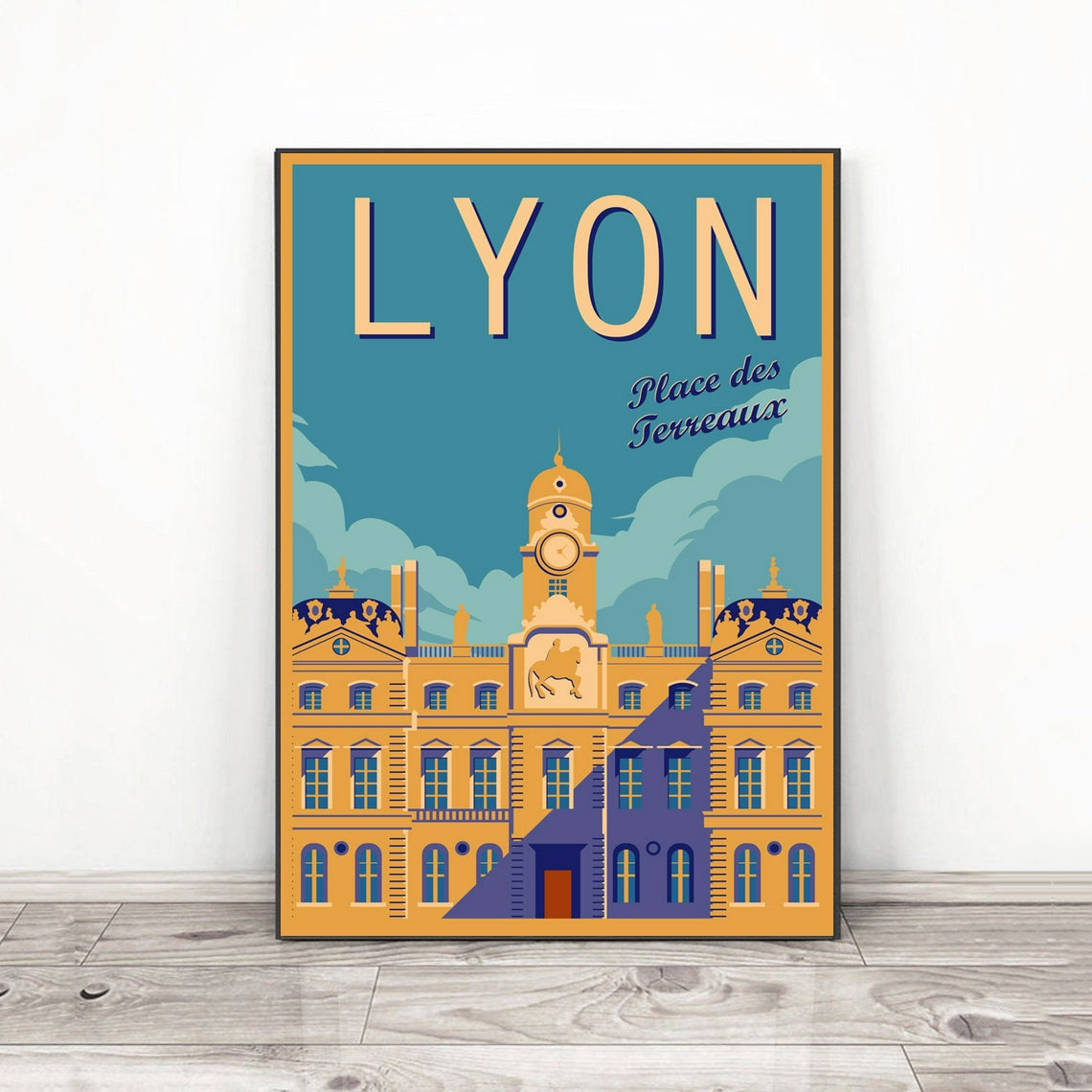 Lyon Artistry: Vintage Tours of France Wall Poster