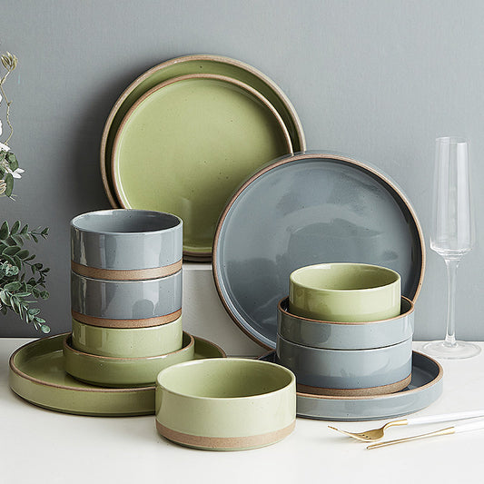 Vivid Hue: Solid Colour Ceramic Tableware