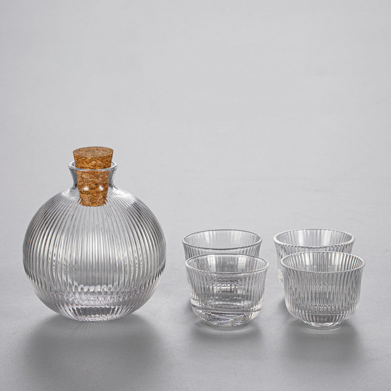 Glass Sake Wine Set