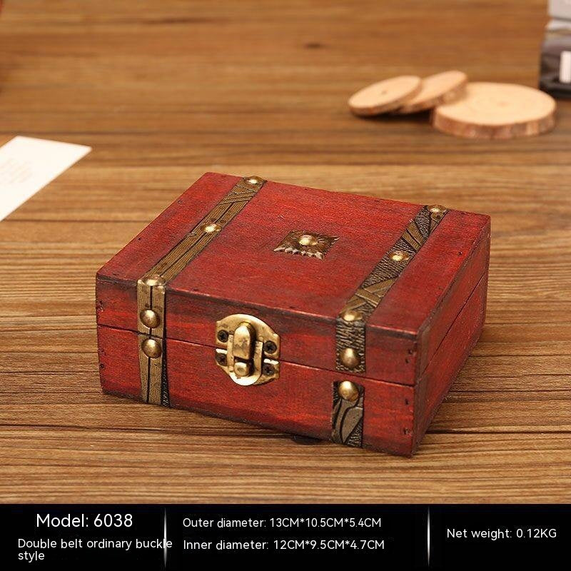 Retro Wooden Storage Box