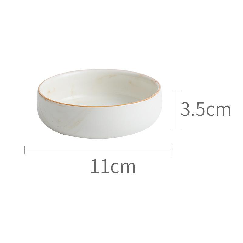 Earthen Elegance Marbled Ceramic Dinnerware