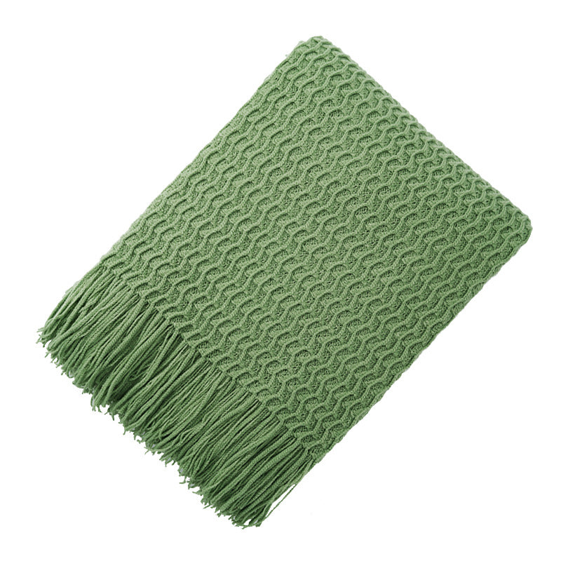 Chroma Knitted Throw Blanket