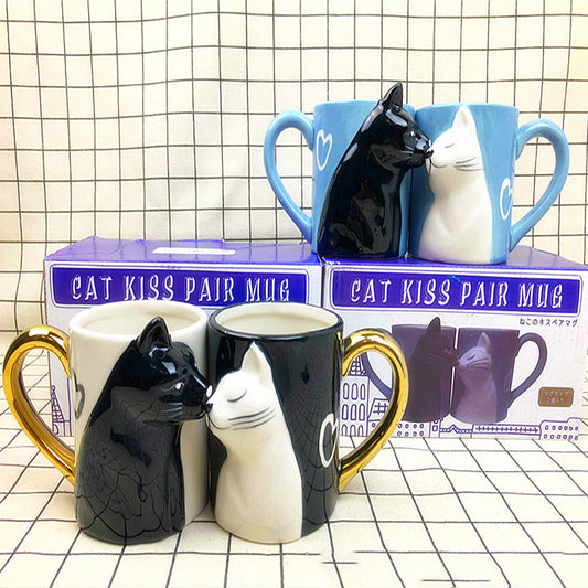 Cute Cats Kissing Mug