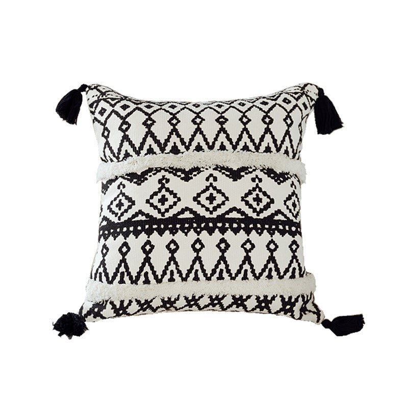 Mono Boho Chic Sofa Cushion