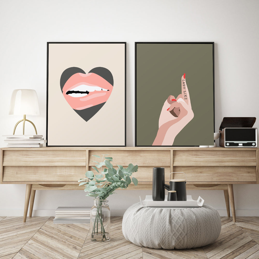 Abstract Sarcastic Wall Art