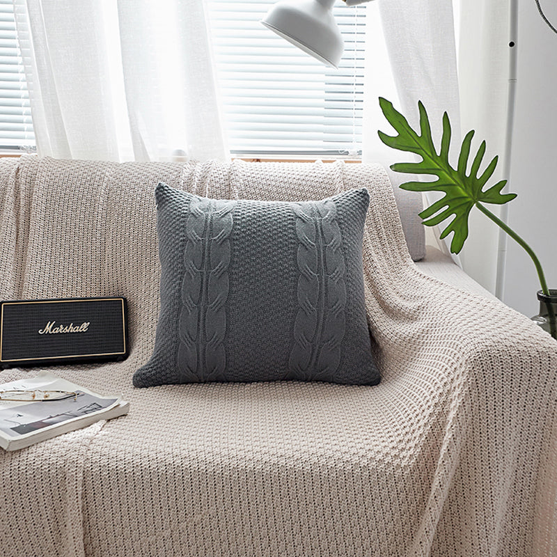 Rainbow Woolen Bliss: Colourful Wool Cushions