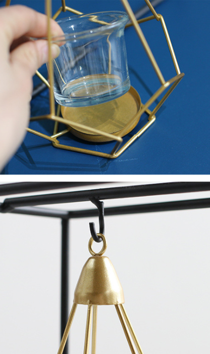 Hanging Tea Light Candle Holder