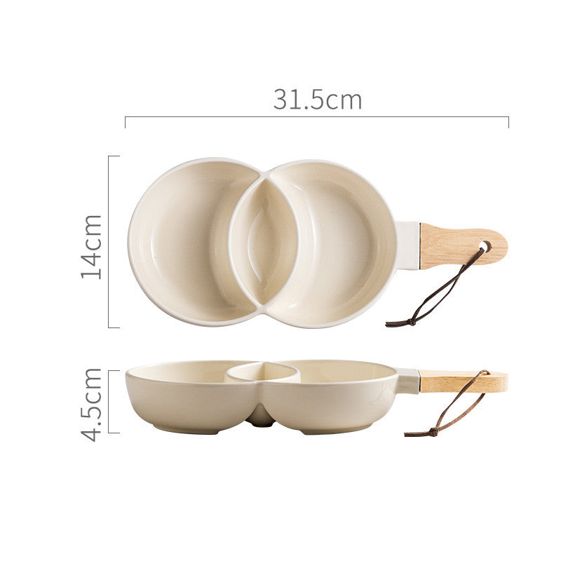 Pure Elegance: Porcelain Serving Dish