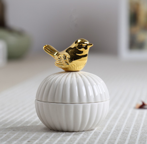 Animal Figurine Storage Jar