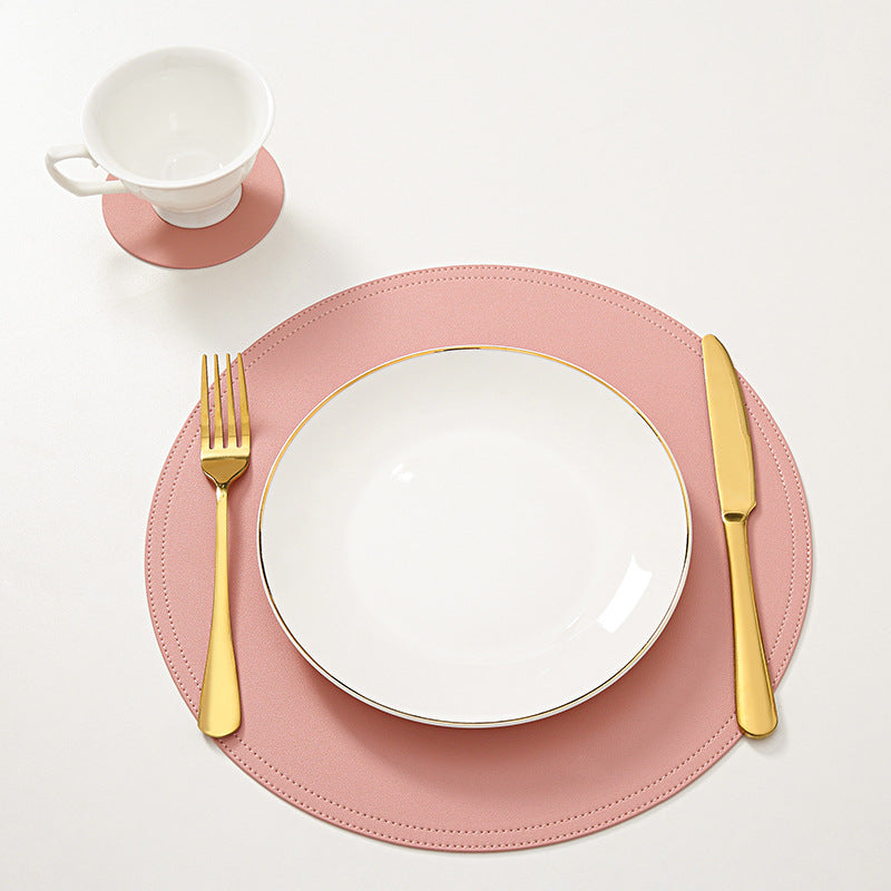 Vibrant Elegance: Colourful Leather Placemats