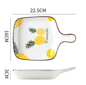 Fruitful Bounty: Serving Plates Set