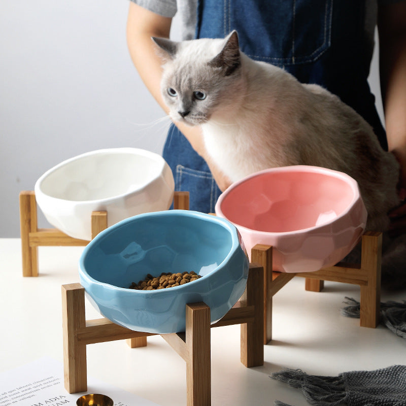 Pet Paradise Textured Coloured Bowl Stand