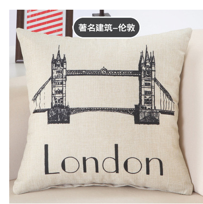 Urban Chic Sofa Pillows: Cityscape Collection