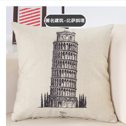 Urban Chic Sofa Pillows: Cityscape Collection