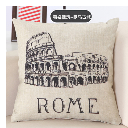 Urban Chic Sofa Pillows: Cityscape Collection