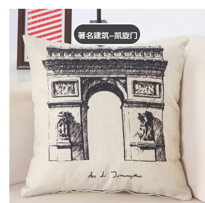 Urban Chic Sofa Pillows: Cityscape Collection