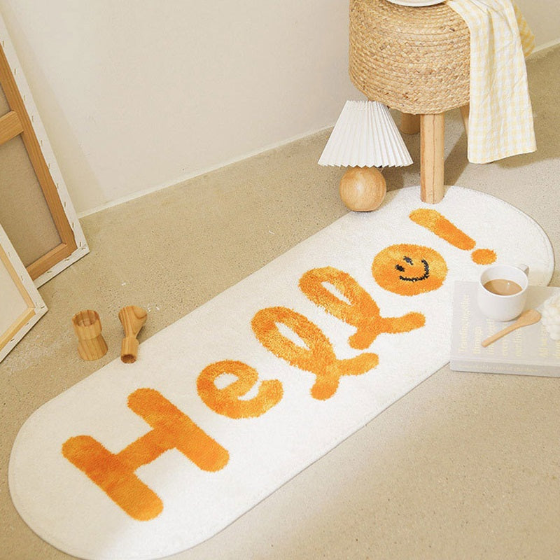 Cute Cartoon Pattern Bedside Rug