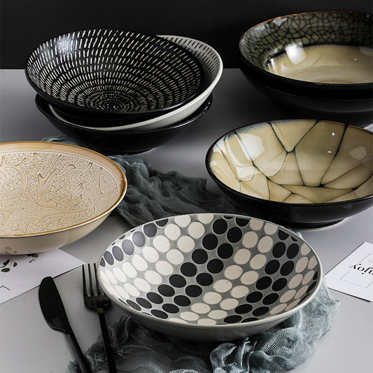 Charming Chapeau: Creative Ceramic Deep Dish Bowl