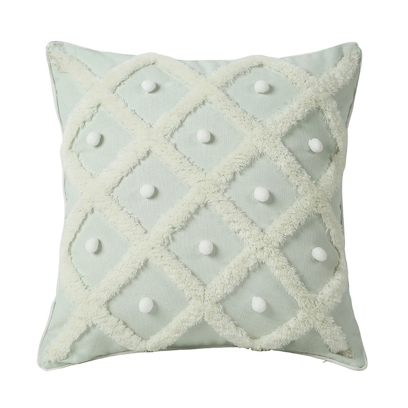 Moroccan Dreams: Creative Tufted Ball Pillowcase