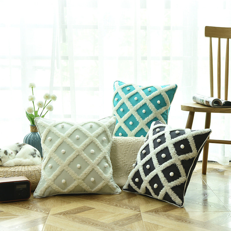 Moroccan Dreams: Creative Tufted Ball Pillowcase