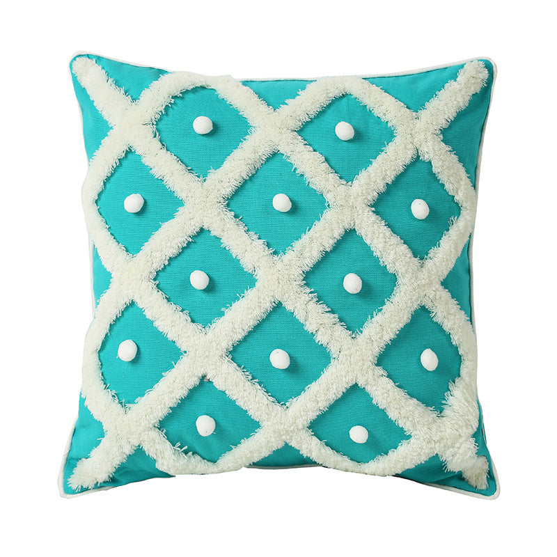 Moroccan Dreams: Creative Tufted Ball Pillowcase