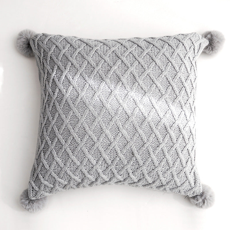 Chromatic Comfort: Knitted Blanket