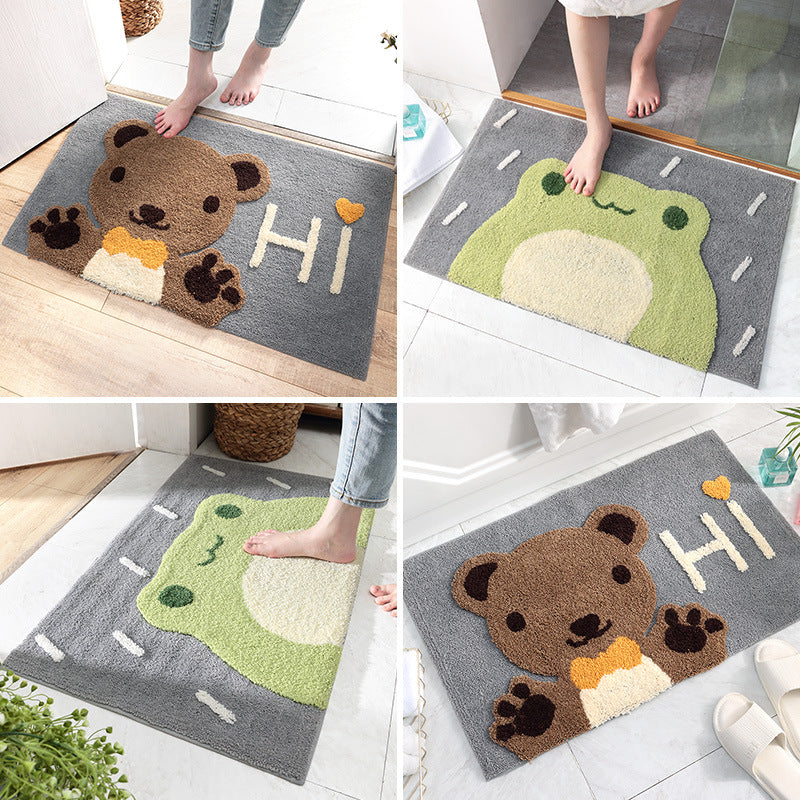 Toilet Toilet Door Non-slip Mat Toilet Door