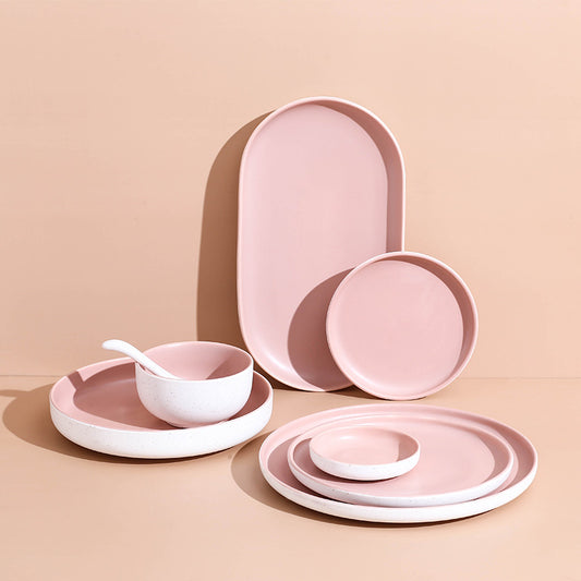 Boho Rose: Ceramic Tableware in Rose