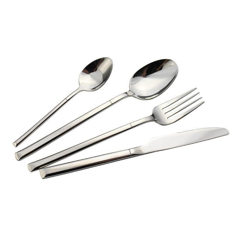 Modern Square: Stainless Steel Steak Cutlery Set