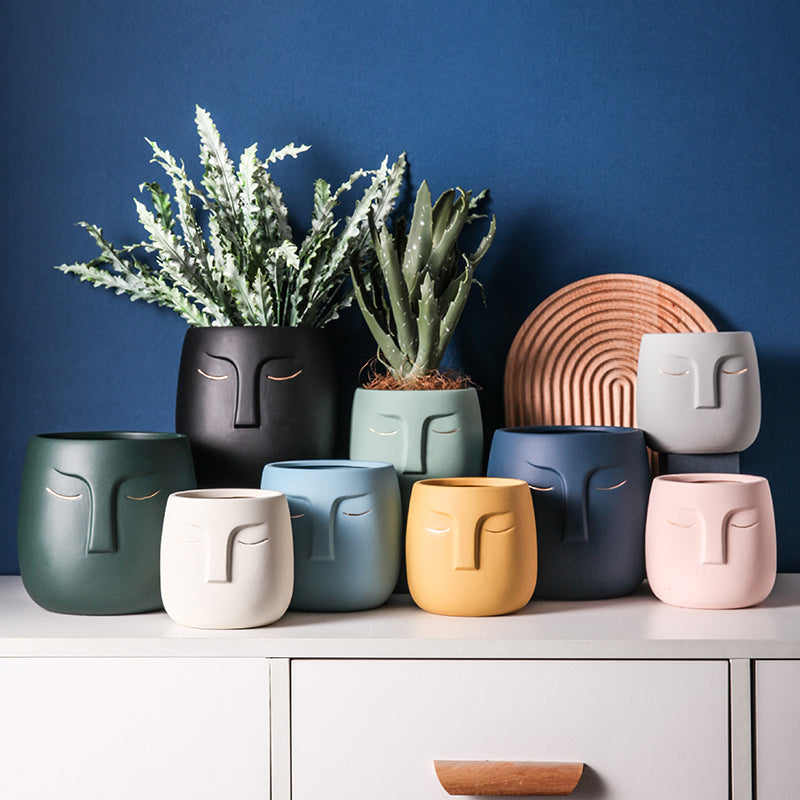 Expressive Planters: Ceramic Pots