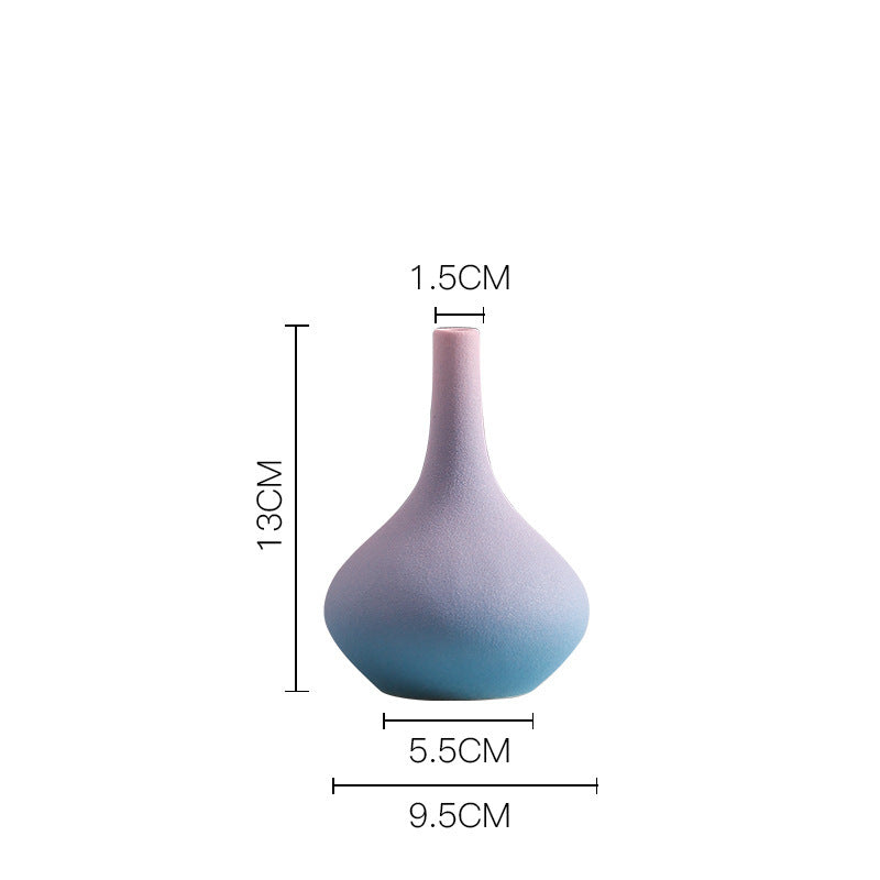 Dream Glaze Pastel Gradient Vase