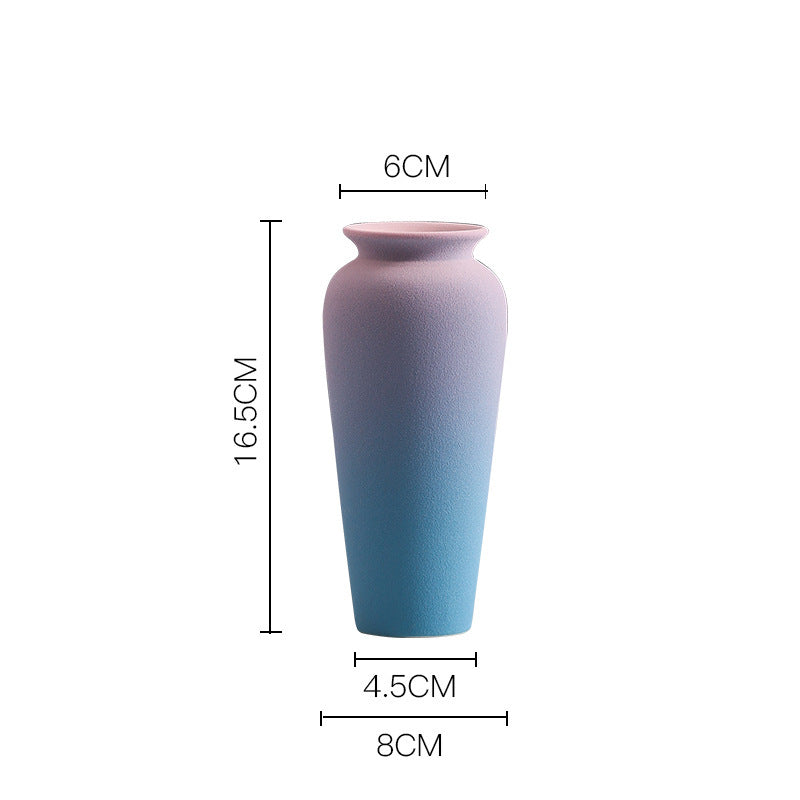 Dream Glaze Pastel Gradient Vase