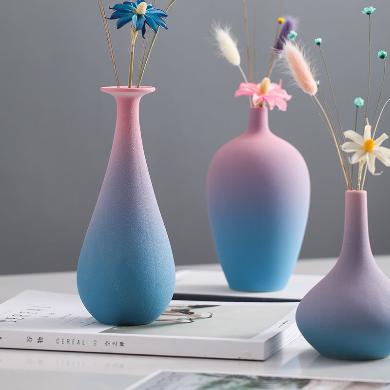 Dream Glaze Pastel Gradient Vase