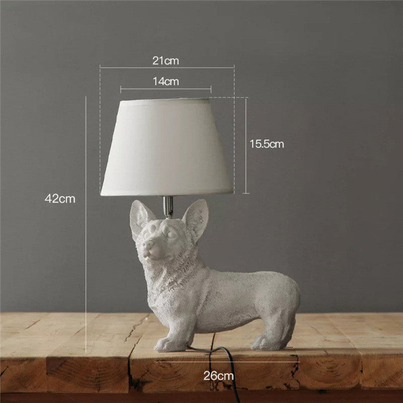 Vintage Paws Retro Dog Desk Lamp