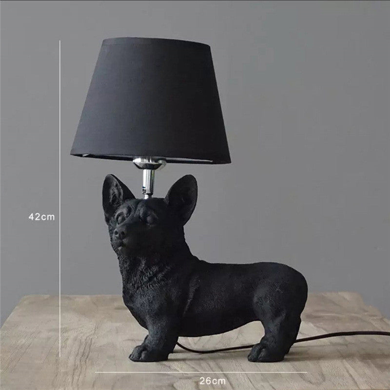 Vintage Paws Retro Dog Desk Lamp